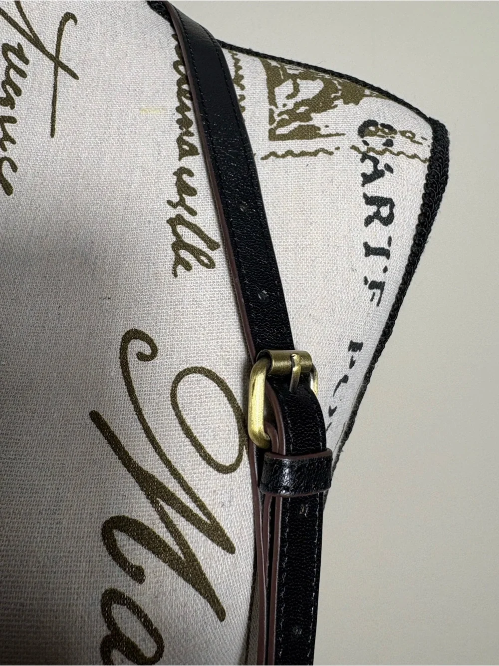 Lodis Black Leather Crossbody Bag Vintage 1965 Collection Adjustable Strap